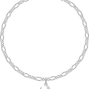 Womens Sterling Silver Created Opal Layered Anklet Bracelet Dainty Beaded Chain
